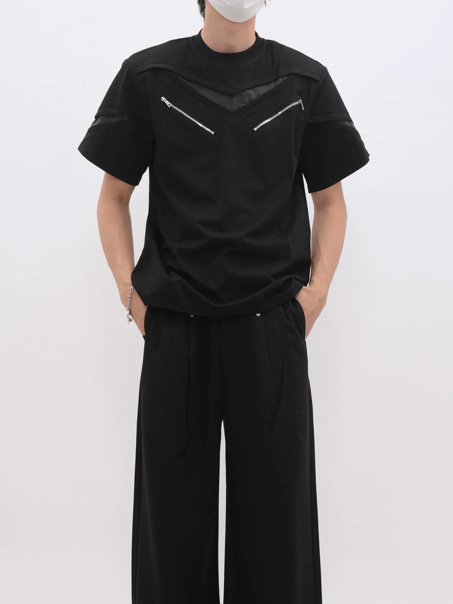 Vector Zip Panel Tee