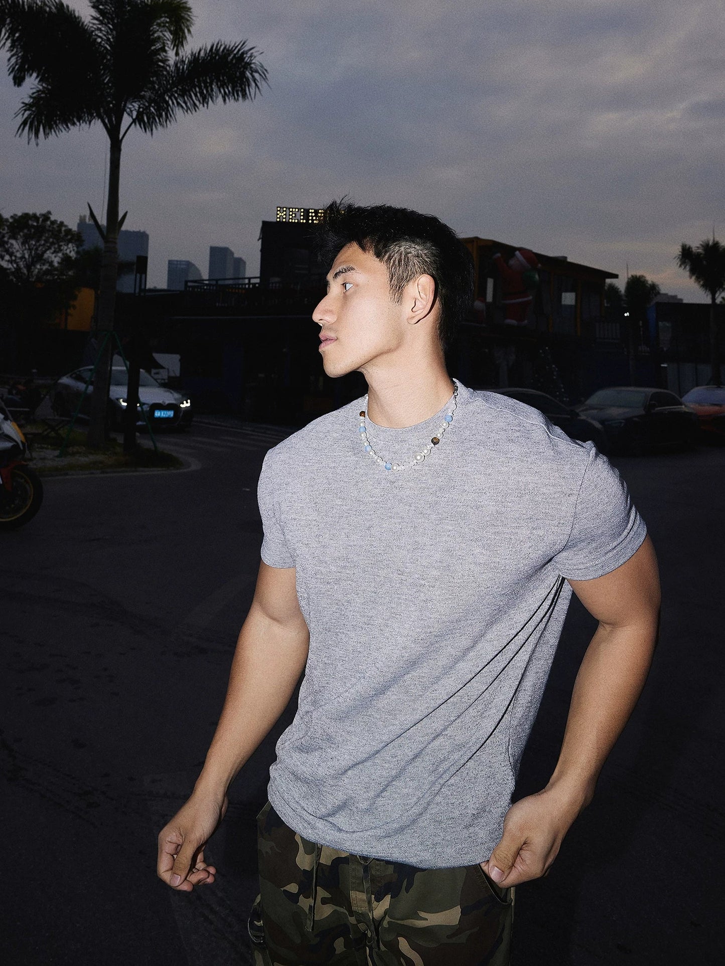 Moonlit Minimal Jersey Tee