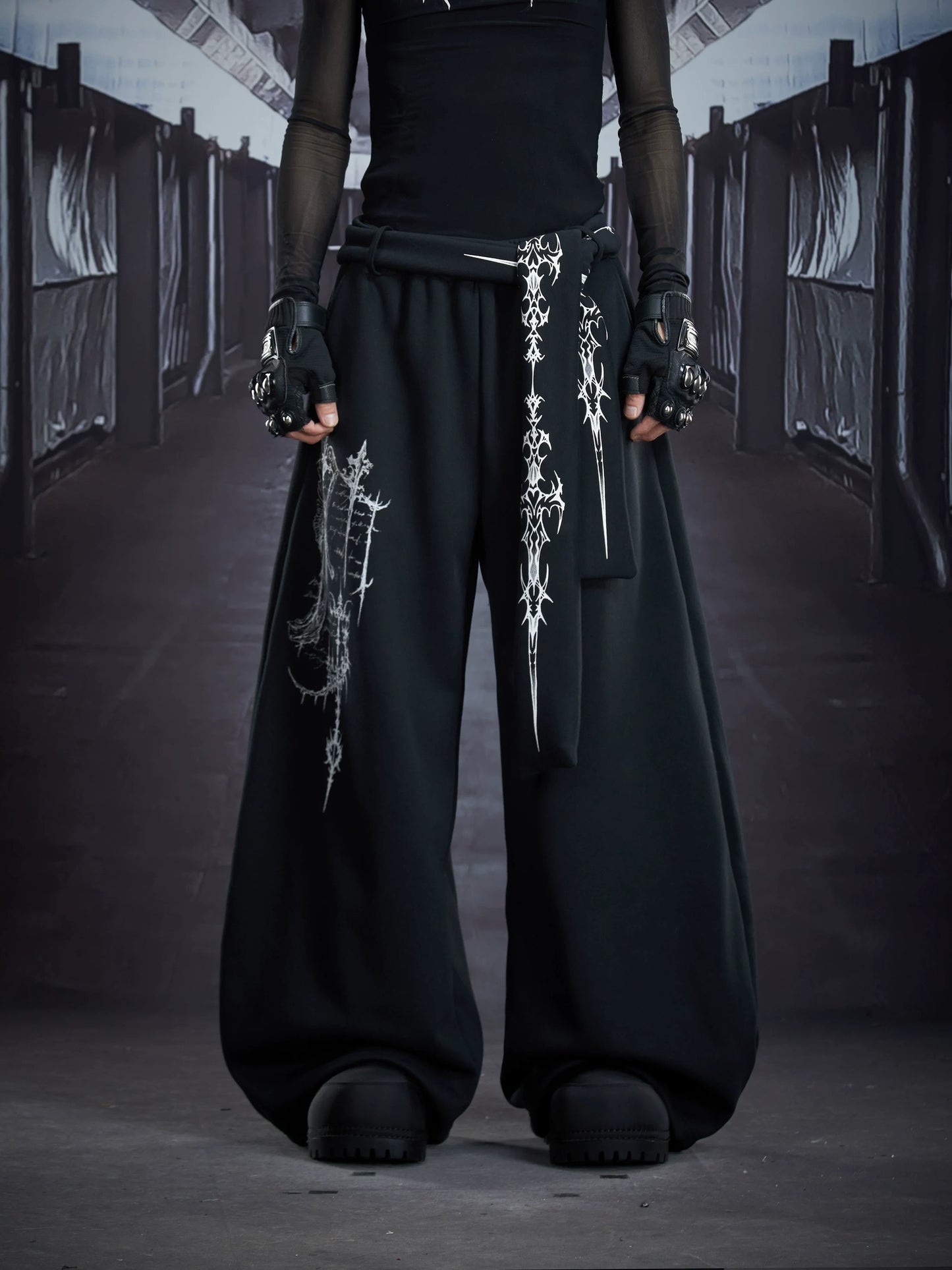 Nocturne Sigil Drape Cargo Pants