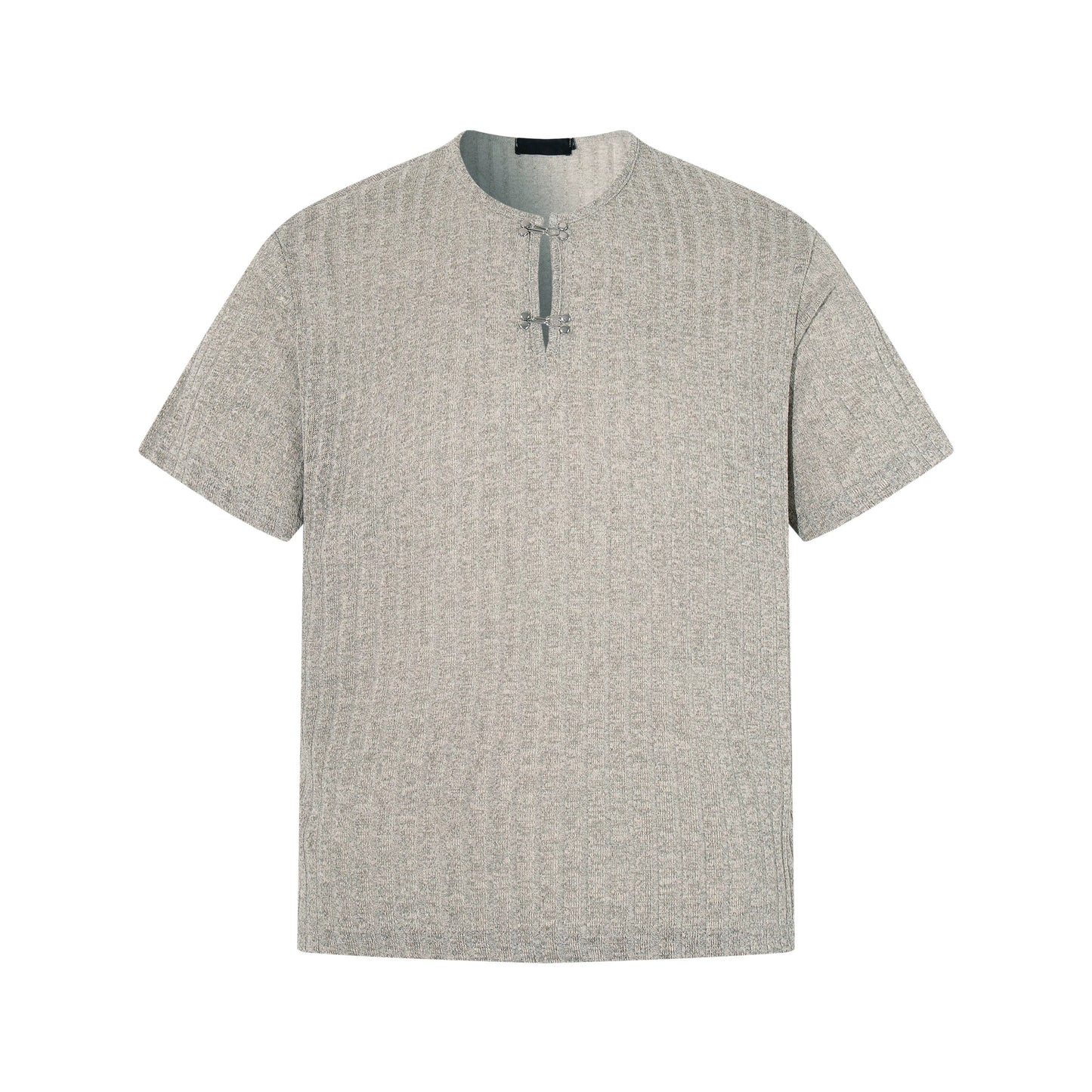 Clay Heather Textured Knit Tee
