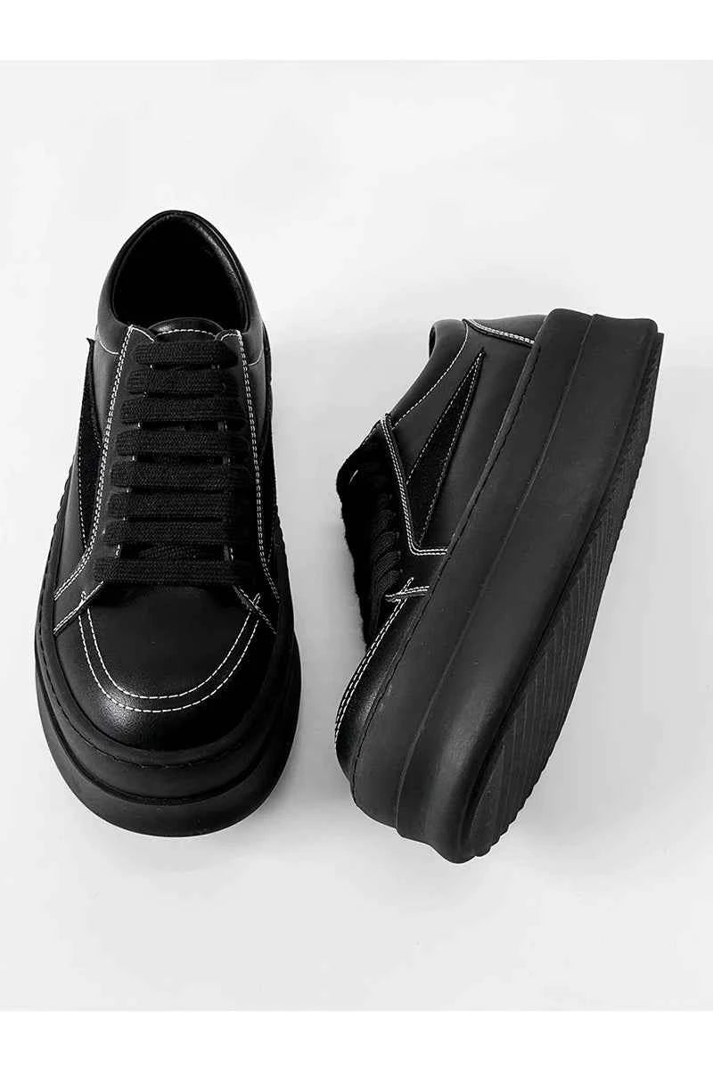 Chunky Elevated Sole Platform Sneakers