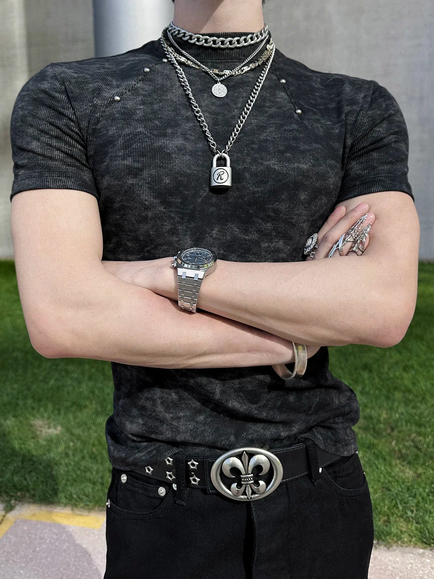 Shadow Fade Alloy-Ring Tee