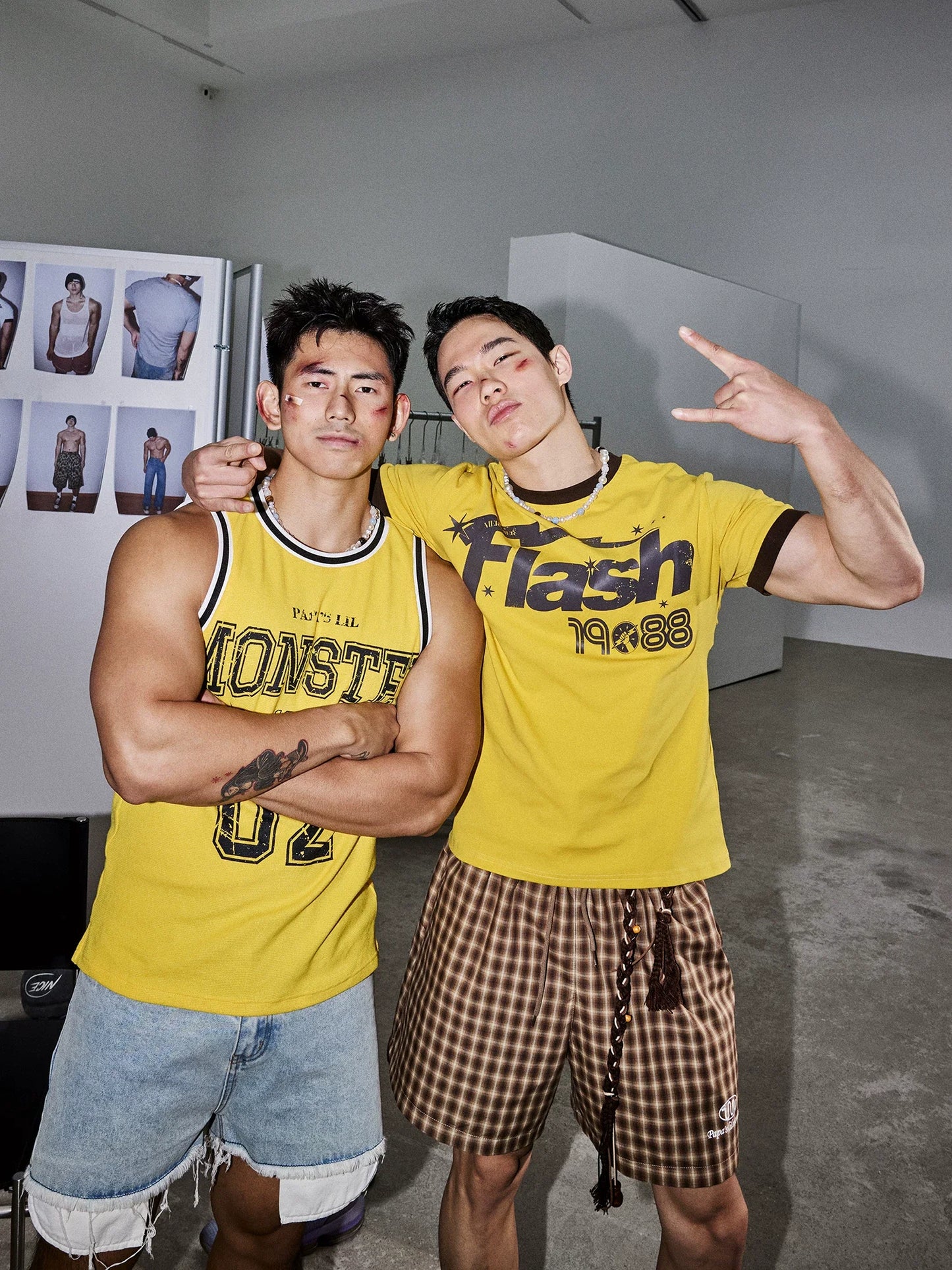 Flash 1988 Yellow Ringer Graphic Tee