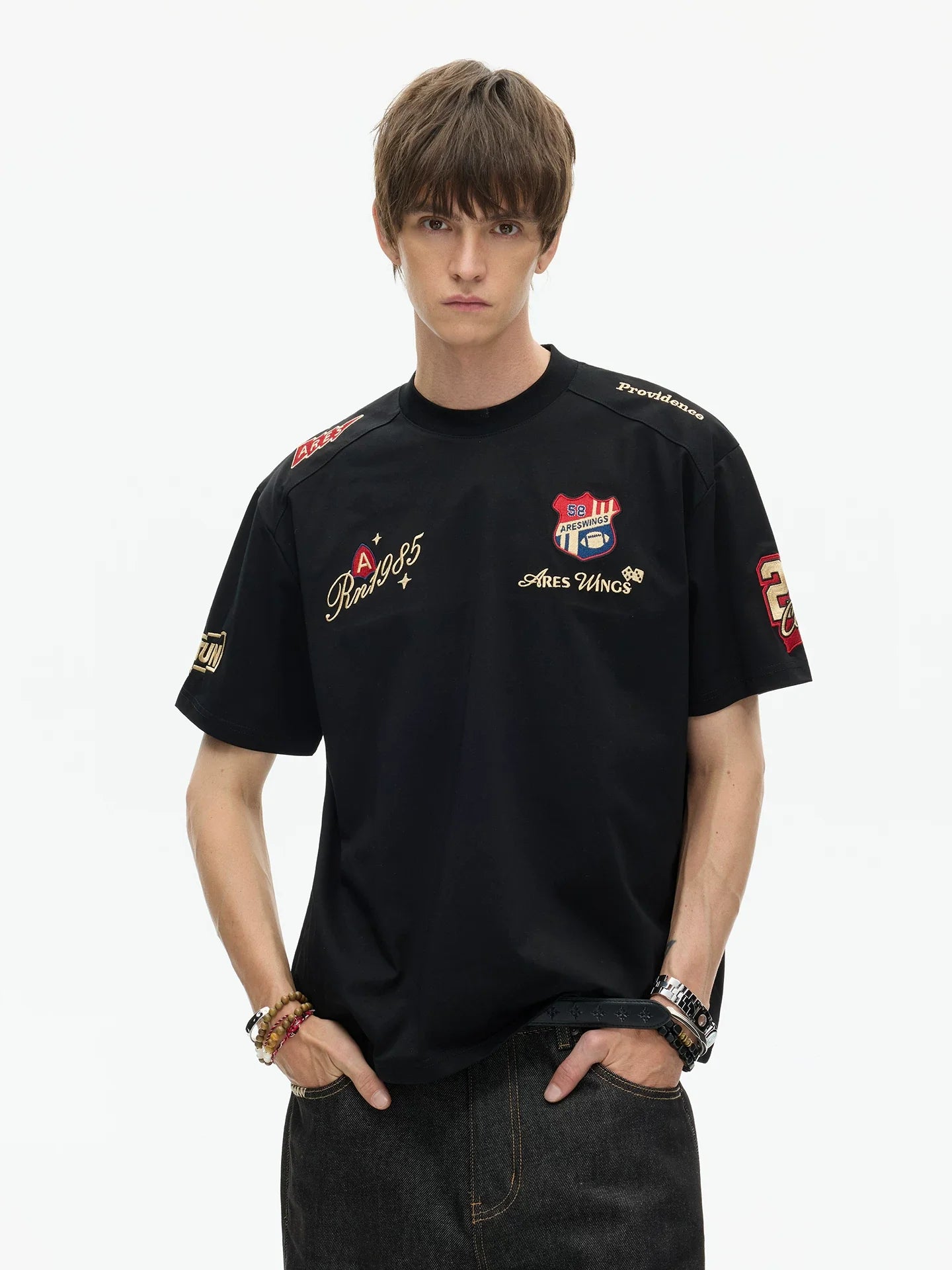 Ares Wings Racing Crest Tee