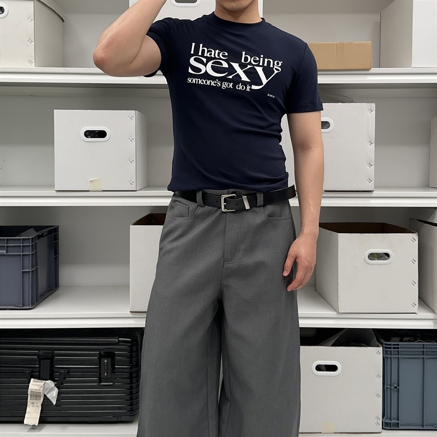 Letter-Print Short-Sleeve T-Shirt