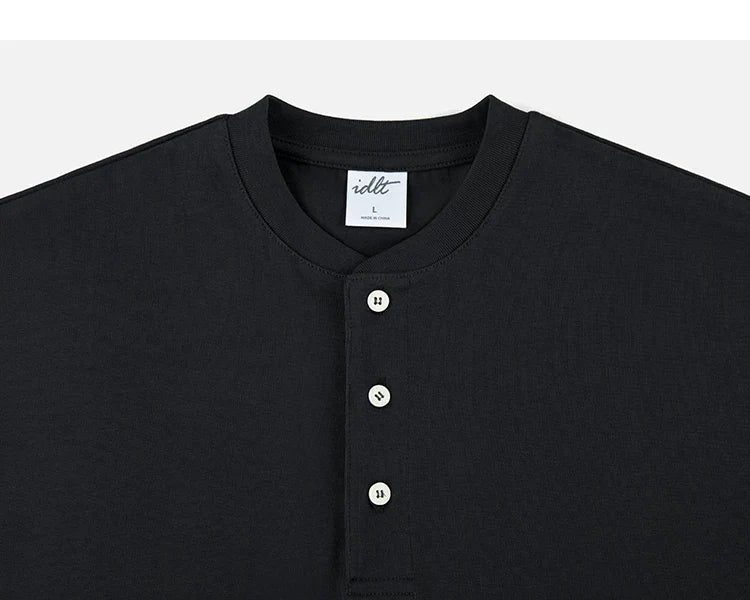 Core Crest Short-Sleeve Henley Tee