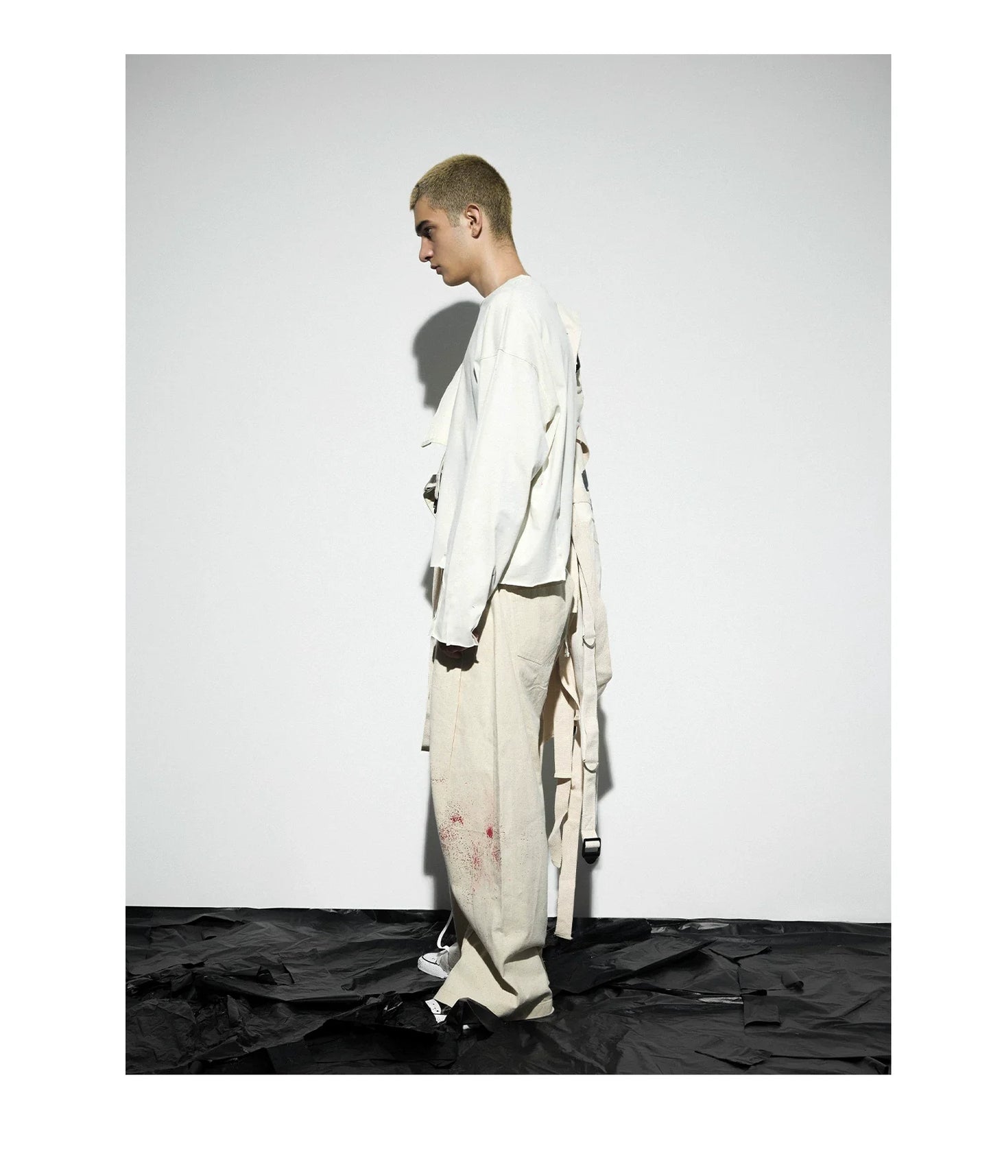 Cross Redemption Pinched Pleat Long Sleeve Tee