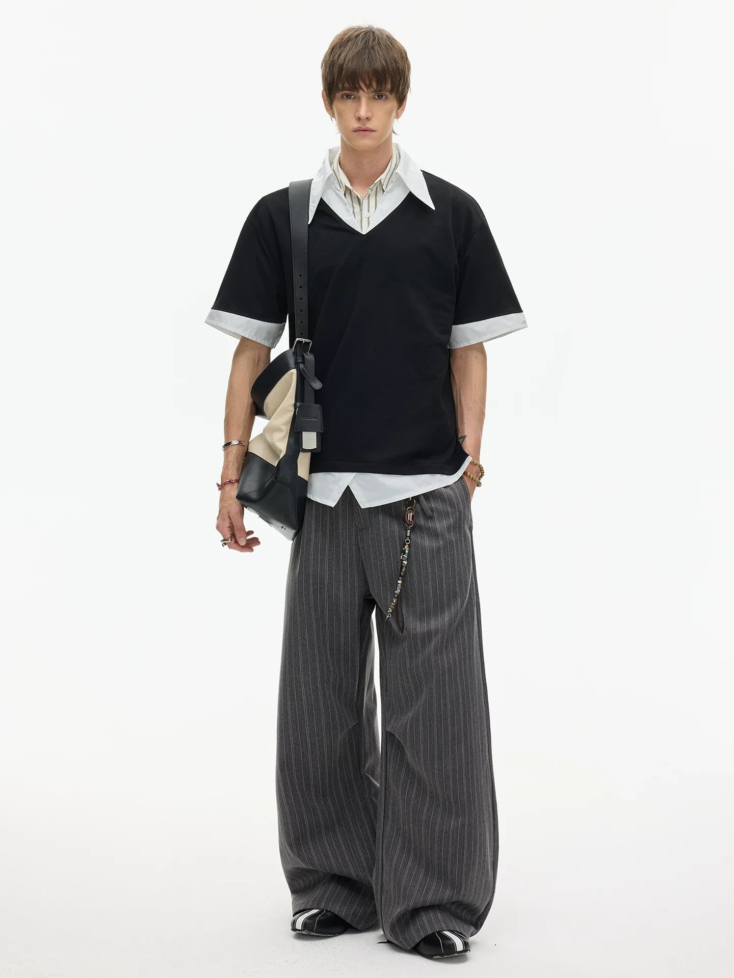 Frost Layered Collar Polo Tee