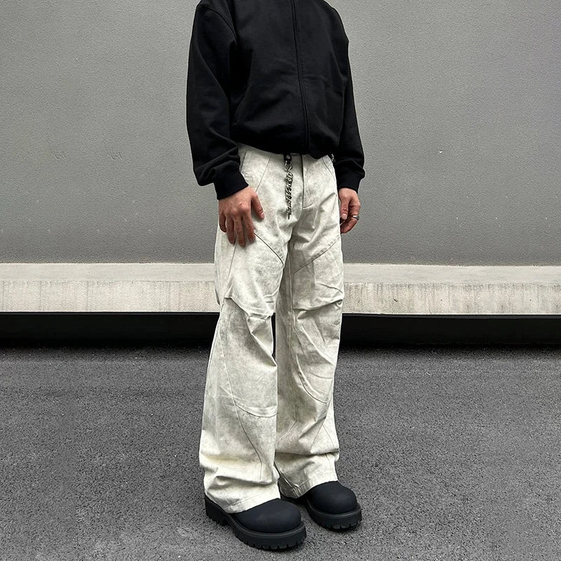 Marblewash Seam Cargo Pants