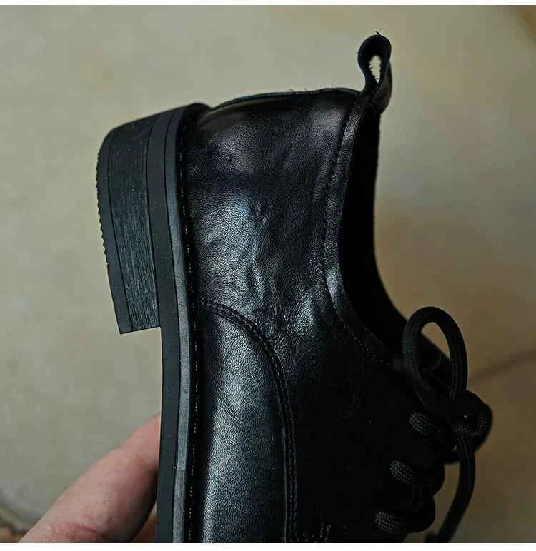 Obsidian Square Oxford Shoes