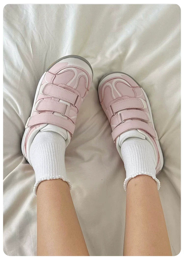 EuroPack Triple‑Strap Color Sneakers - Skipkicks
