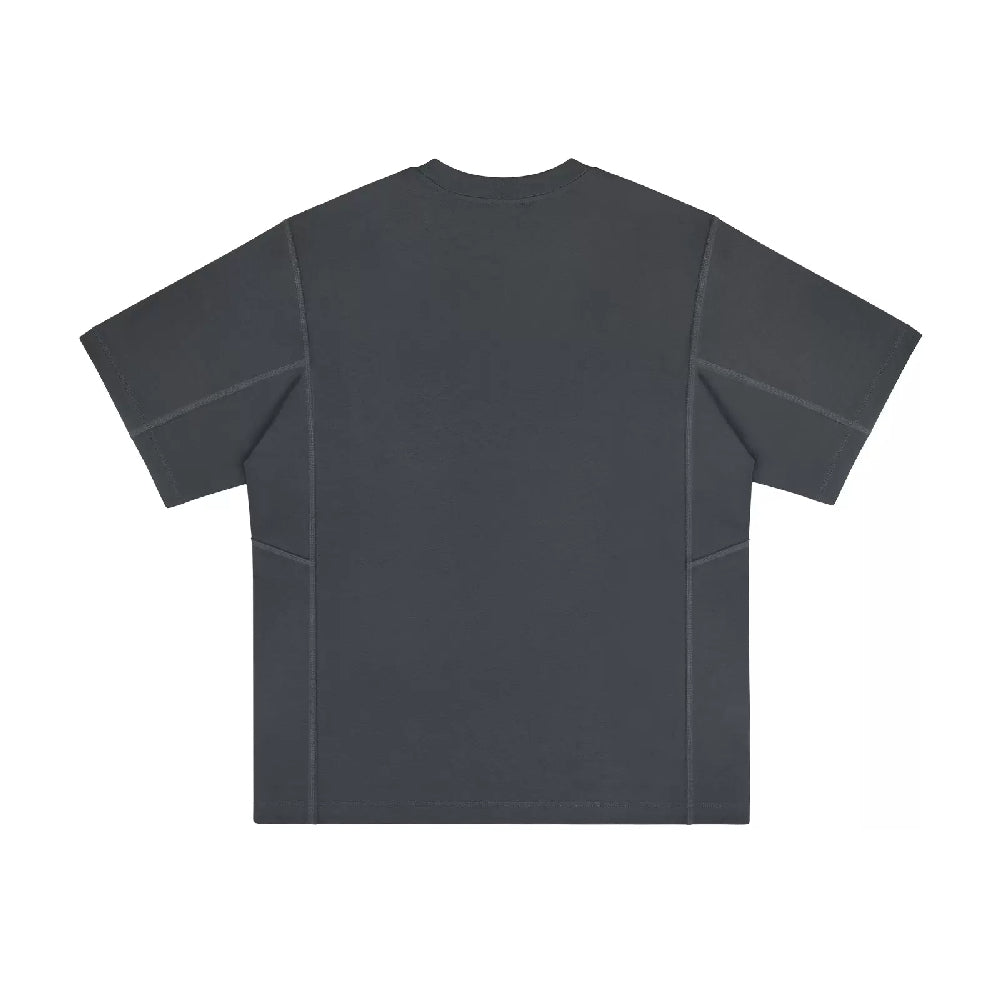 Loose Fit Patchwork Tee In Cool Cotton