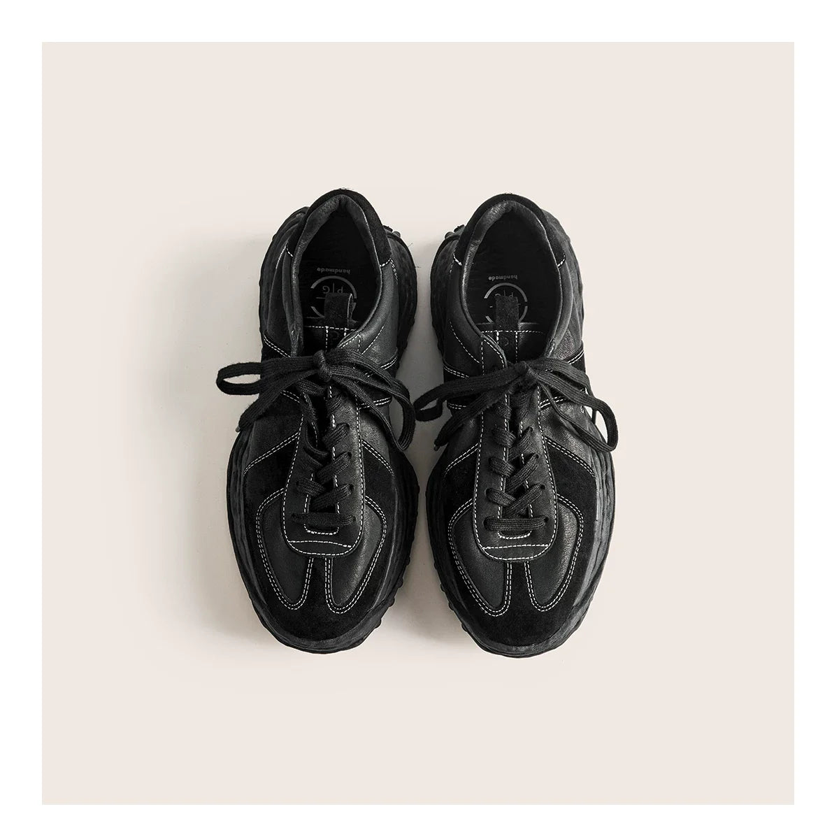 Retro Trail Leather Sneakers - Skipkicks