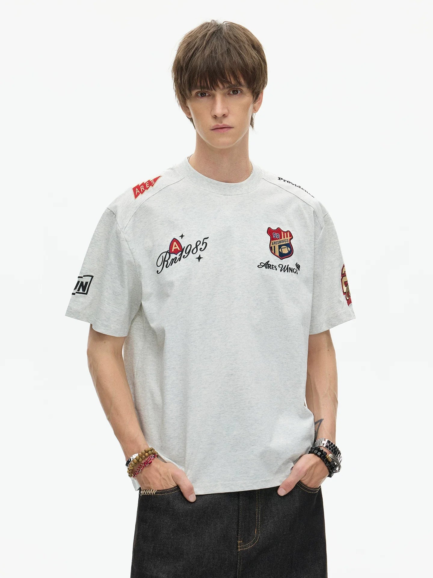 Ares Wings Racing Crest Tee