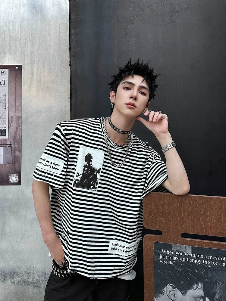Razor Hymn Striped Relic Tee