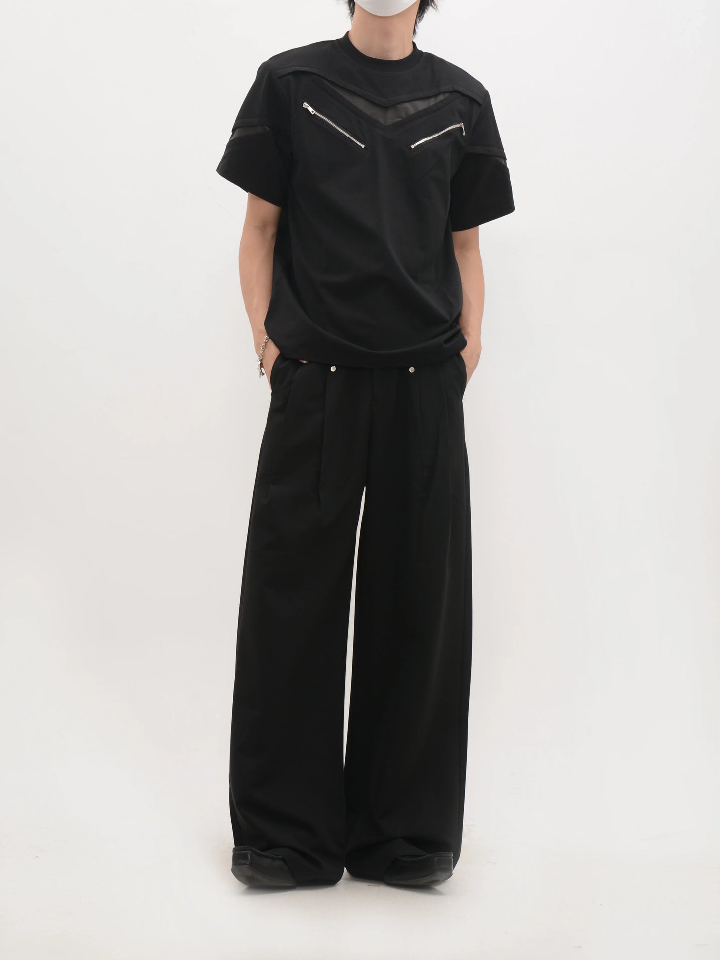 Vector Zip Panel Tee