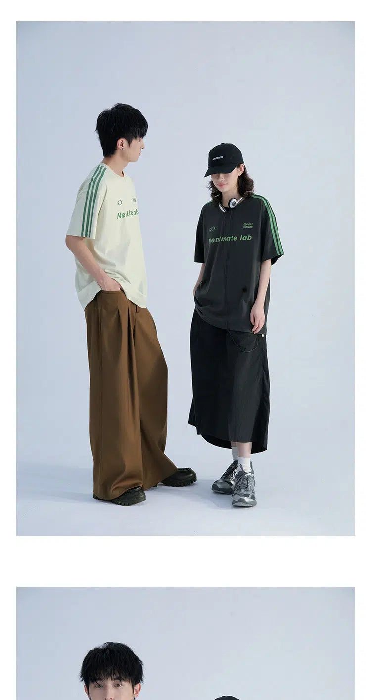 Casual T-Shirt With Contrast Detail