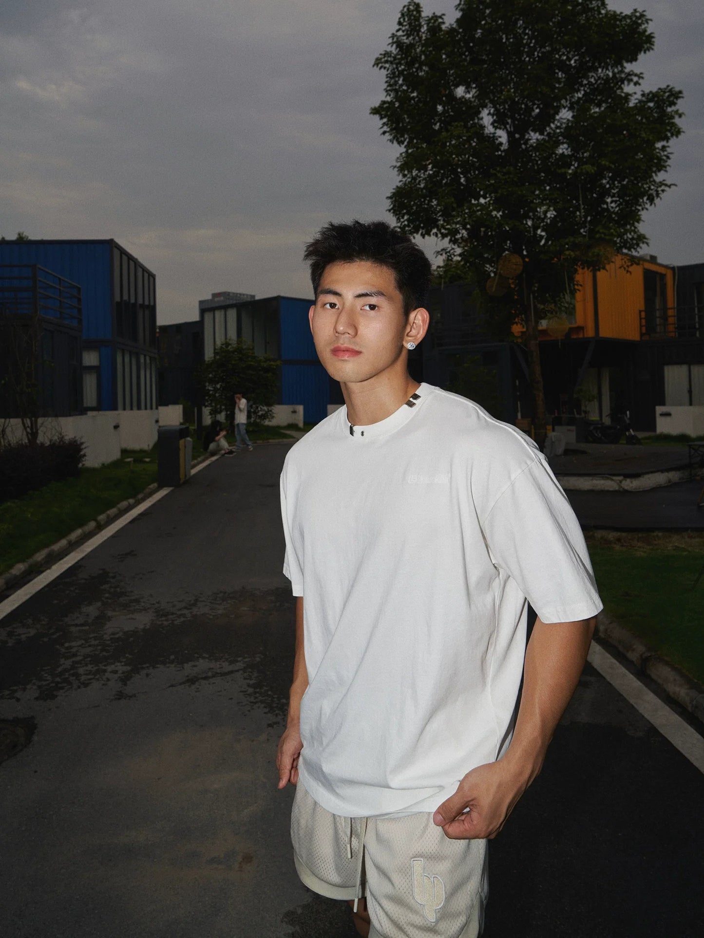 Washed Black Cotton T-Shirt