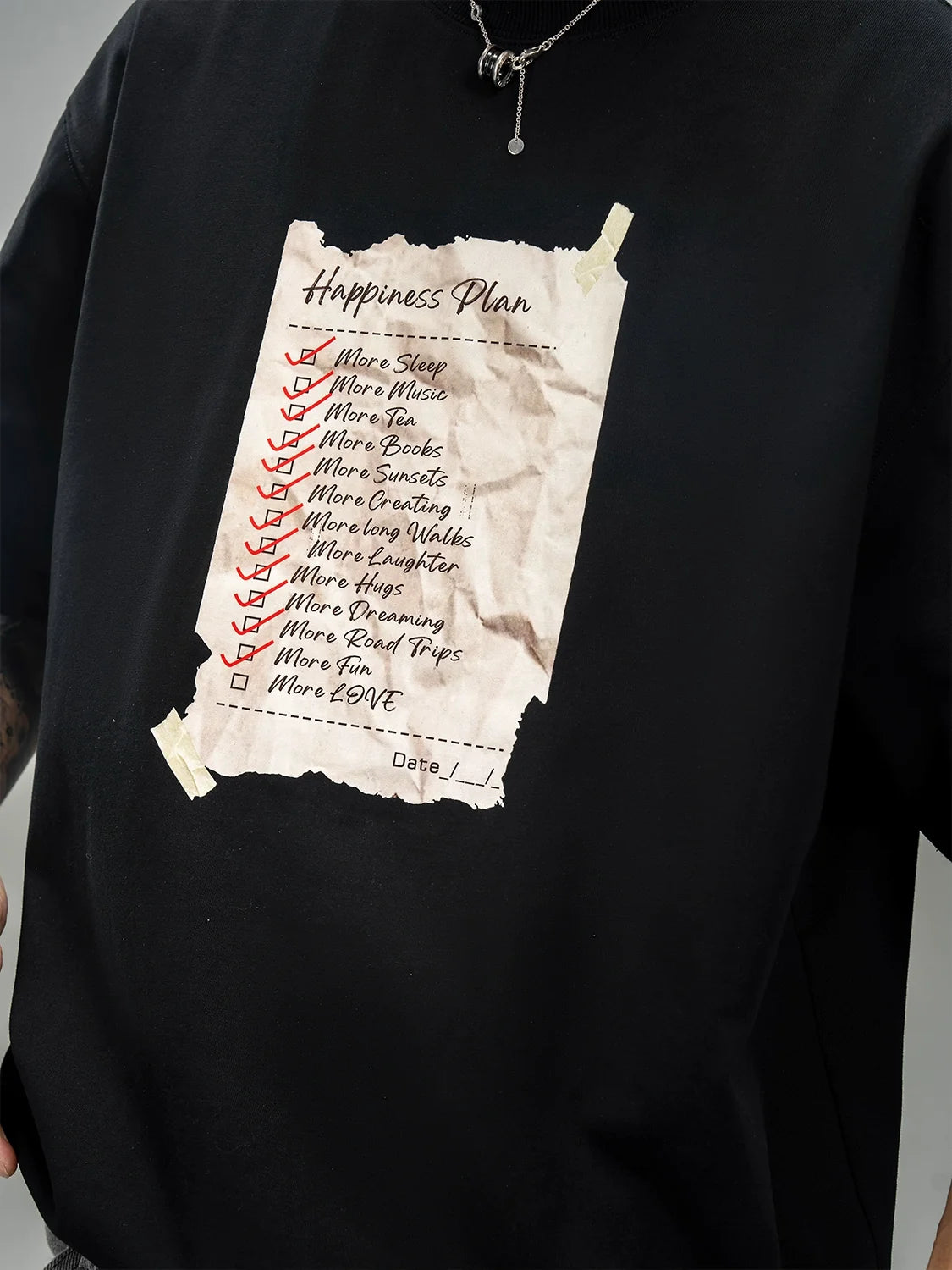 Checklist Dreams Graphic Tee