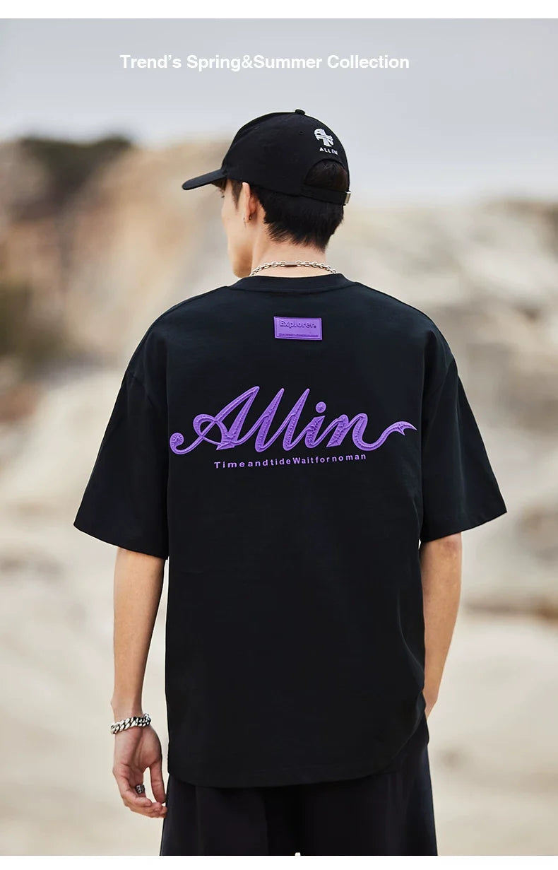 Heritage Script Graphic Oversized Tee