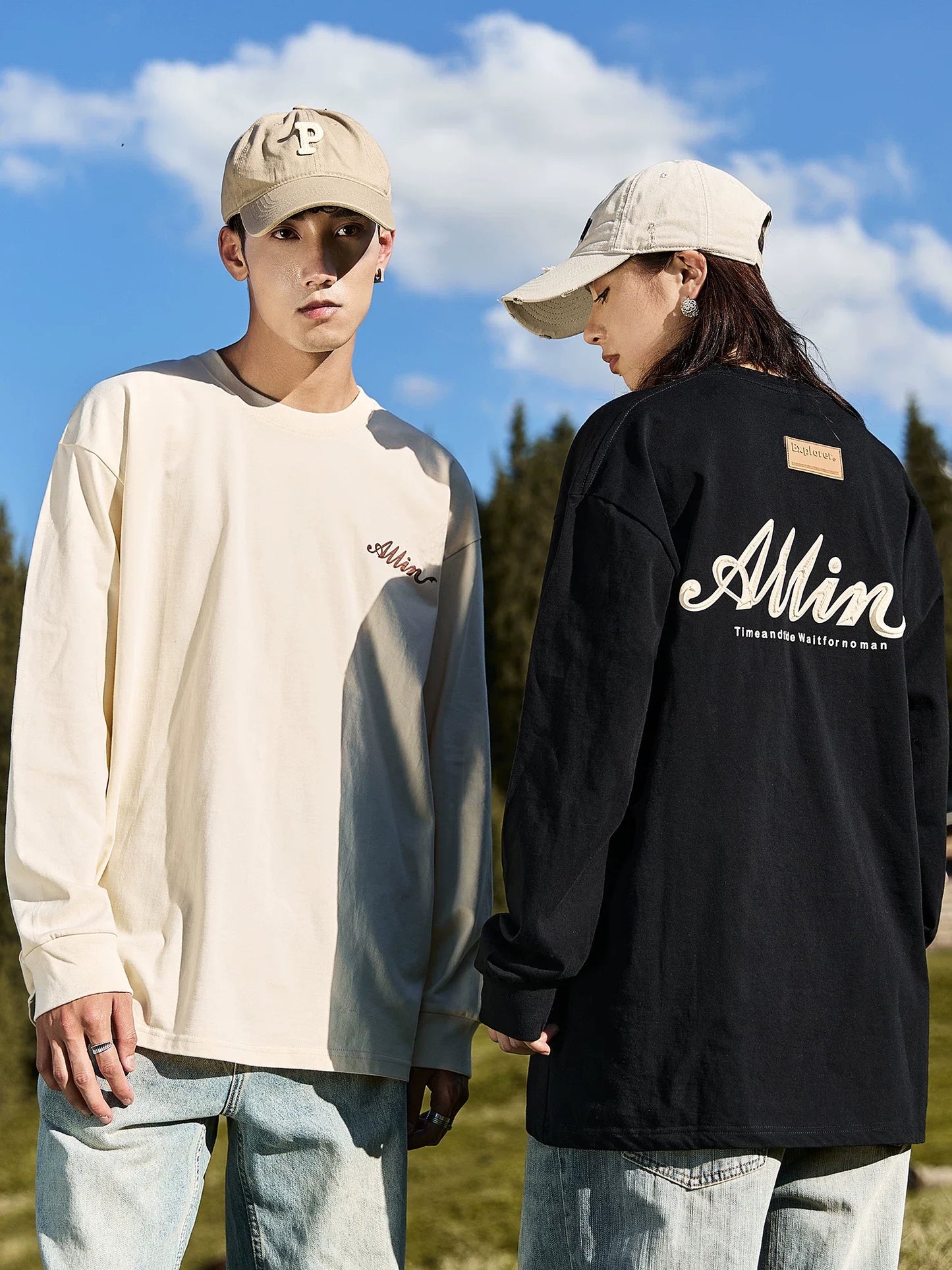 Alpine Script Graphic Long Sleeve Tee
