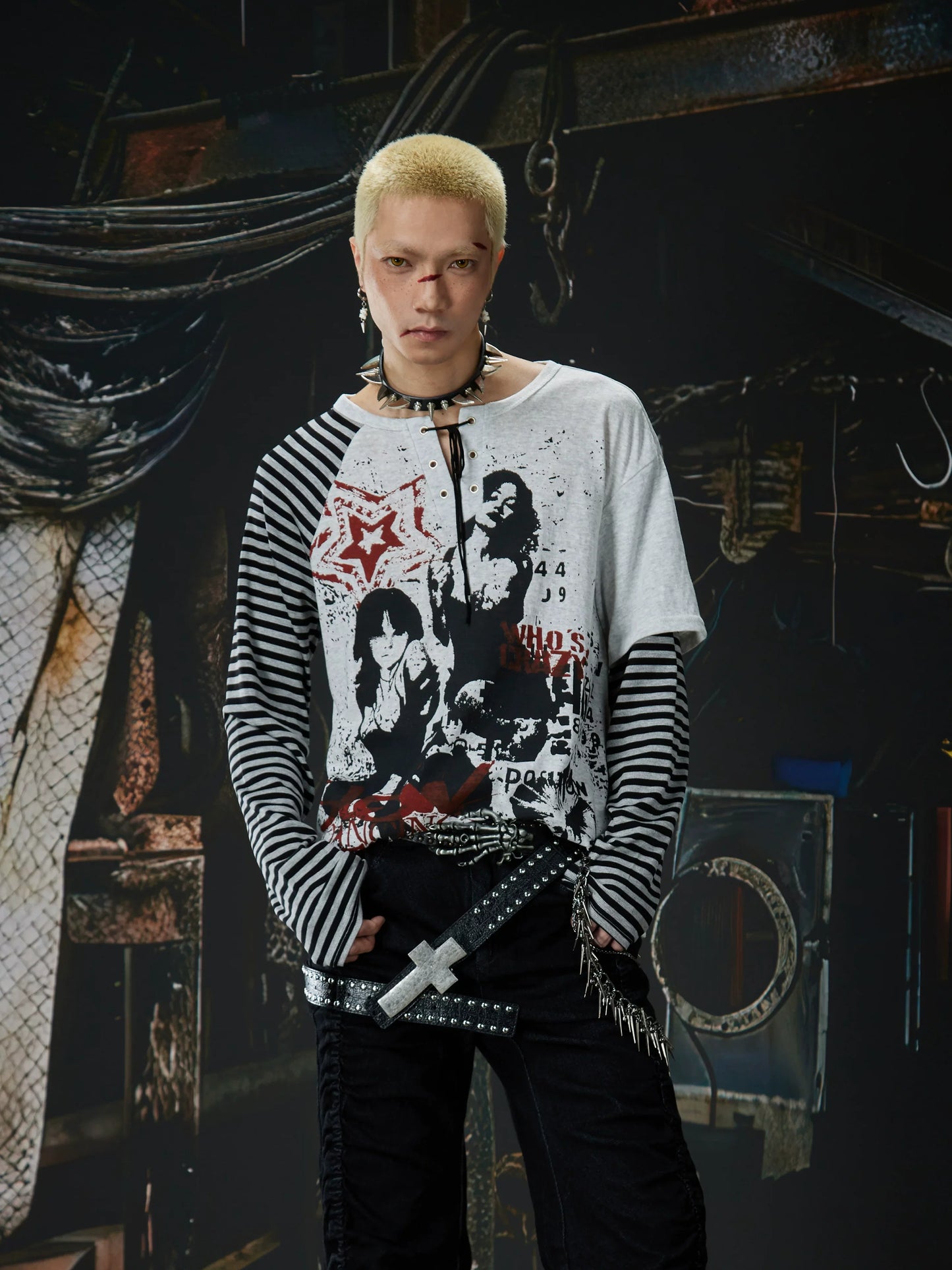 Riot Laced Revolt Graphic Layered Tee