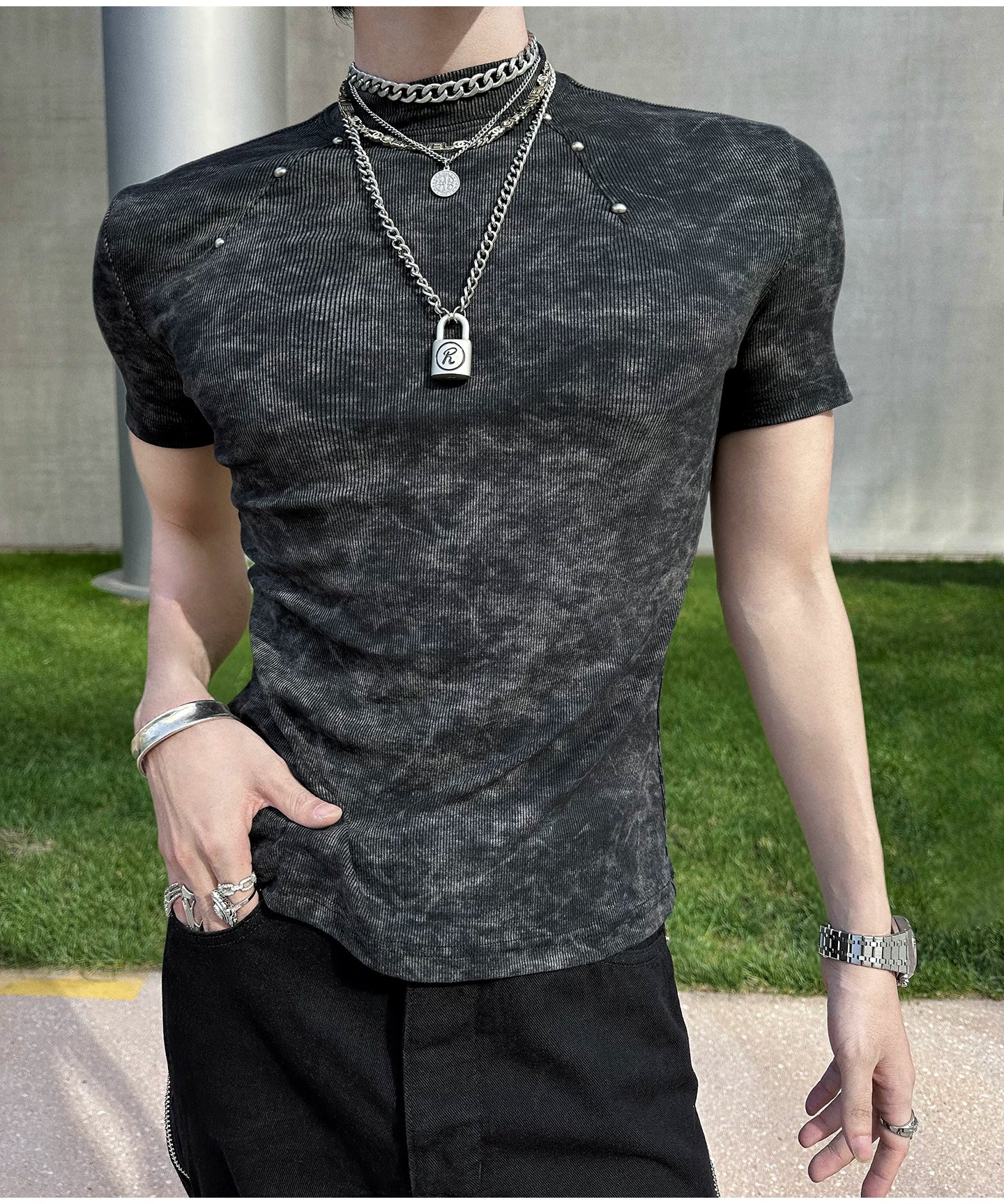 Shadow Fade Alloy-Ring Tee