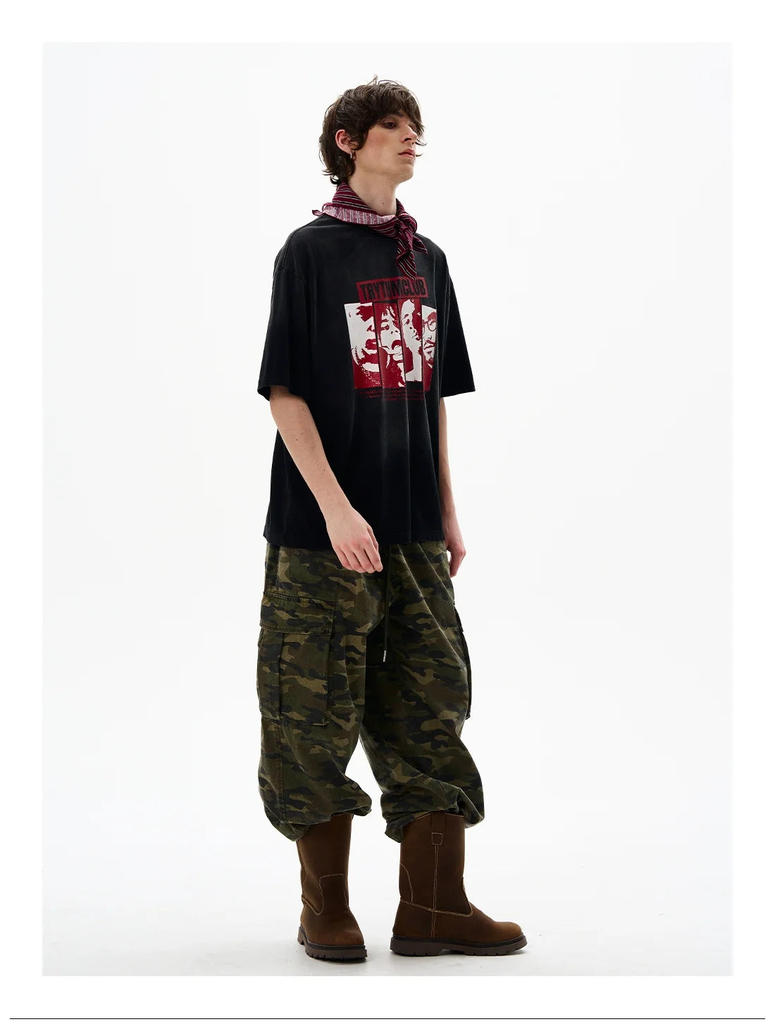 Graphic Statement Band T-Shirt