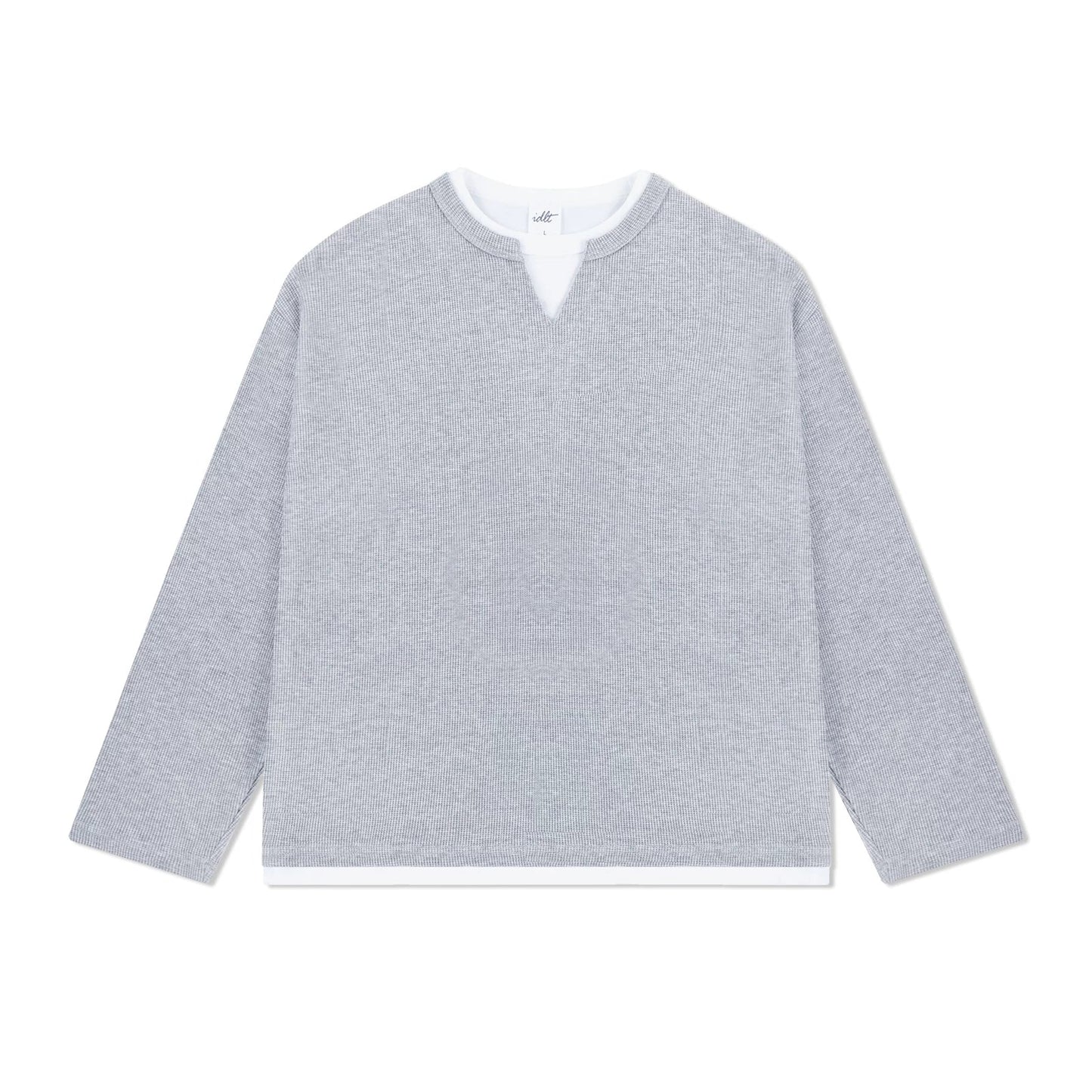 Layernotch Waffle Long Sleeve Tee