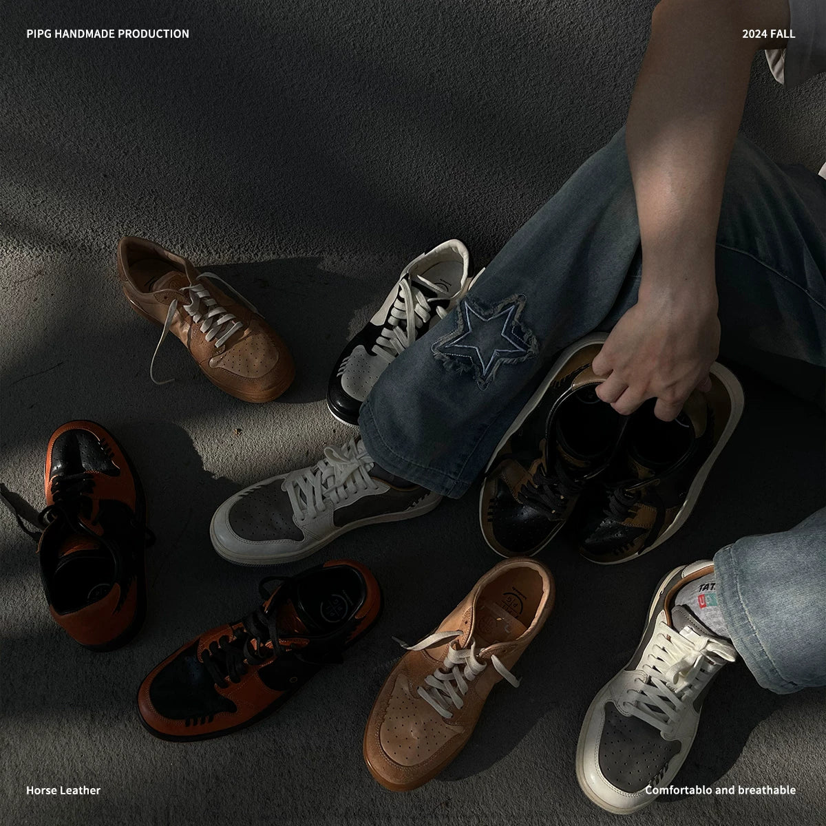 Retro Two-Tone Casual Sneakers - Skipkicks