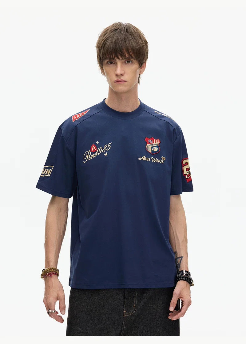 Ares Wings Racing Crest Tee