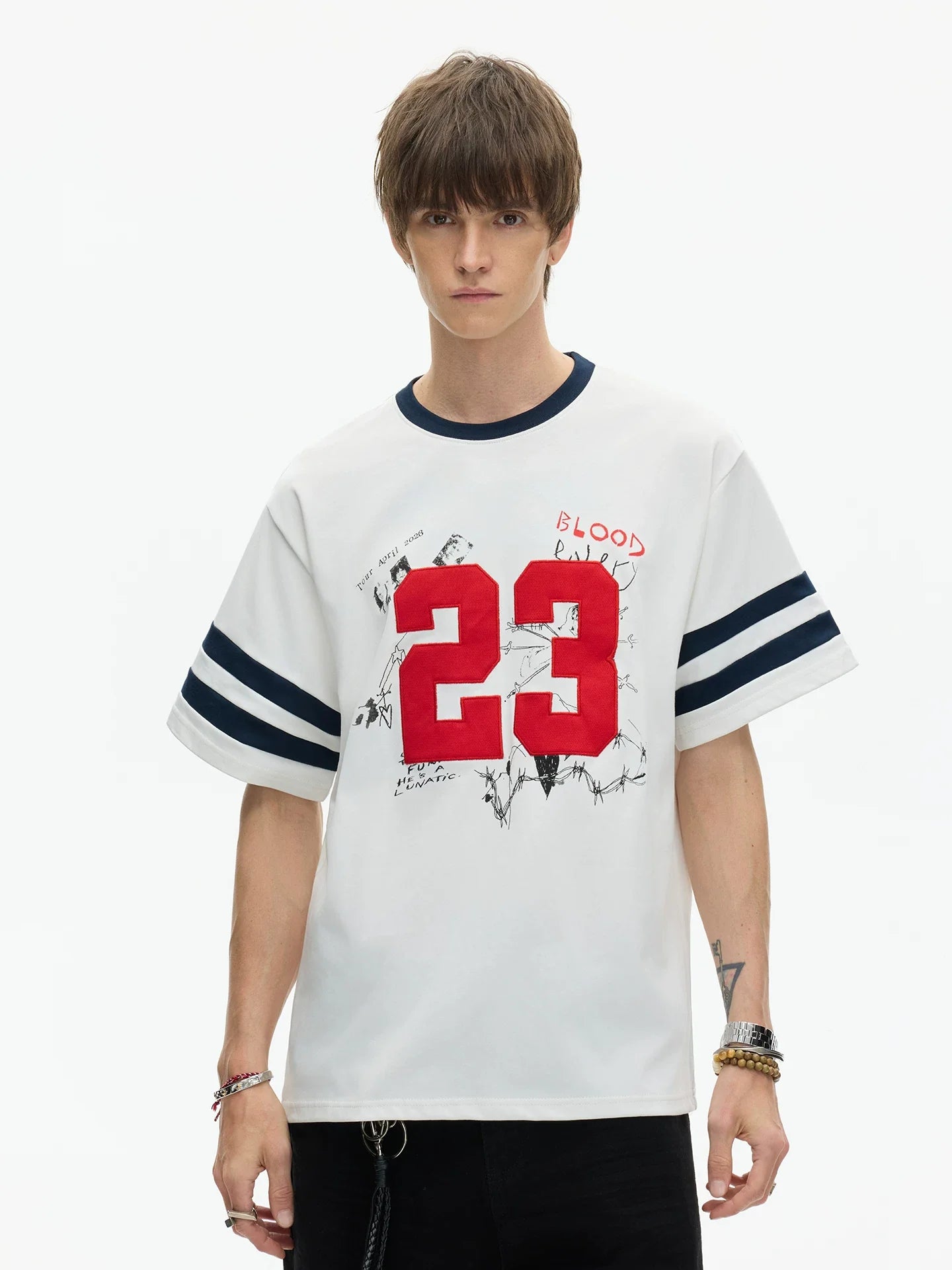 Blood Tour 23 Varsity Tee