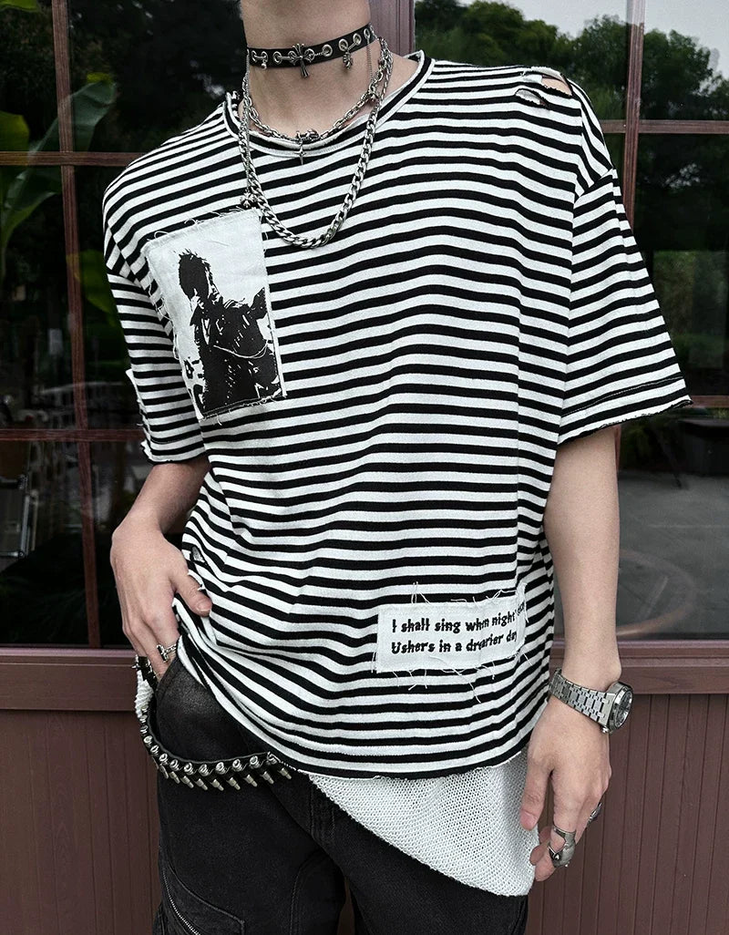 Razor Hymn Striped Relic Tee
