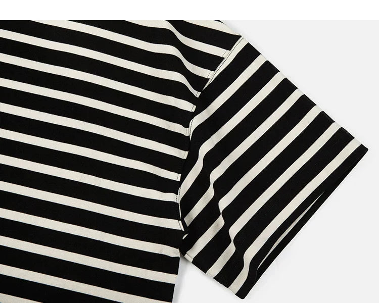 Monoline Striped Box Tee