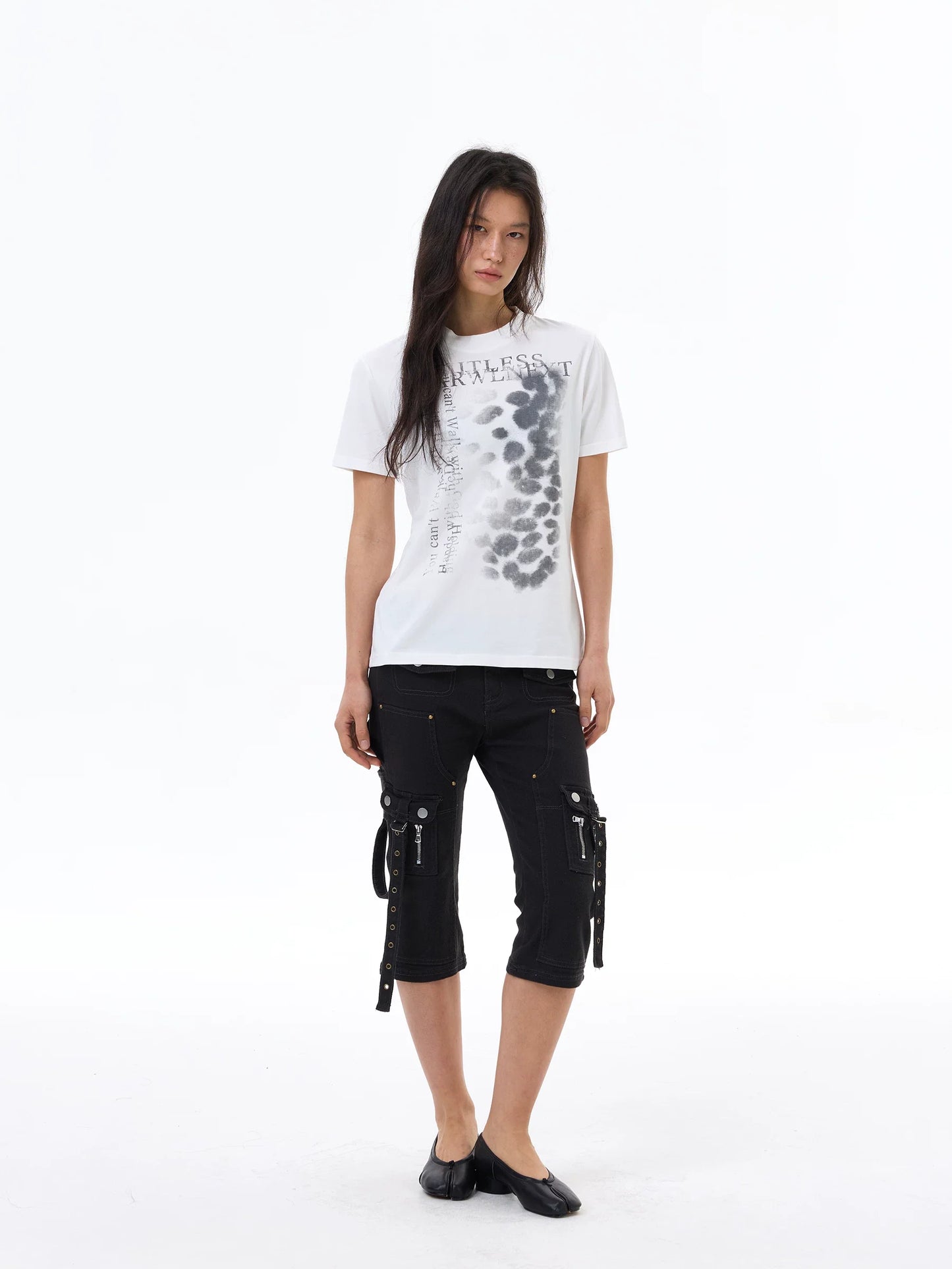 Midnight Strap Cargo Capris