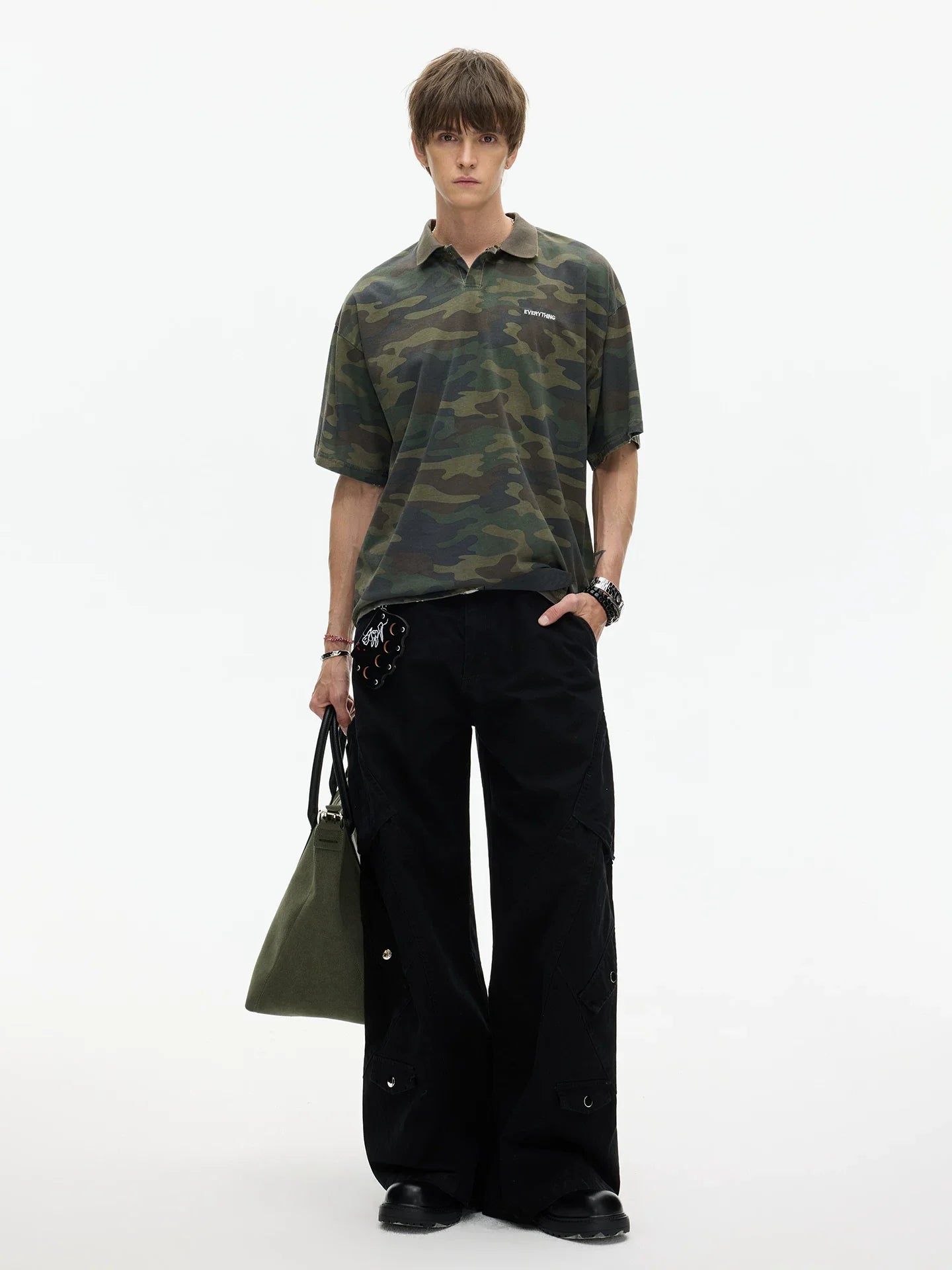 Evergreen Camo Everything Polo Tee