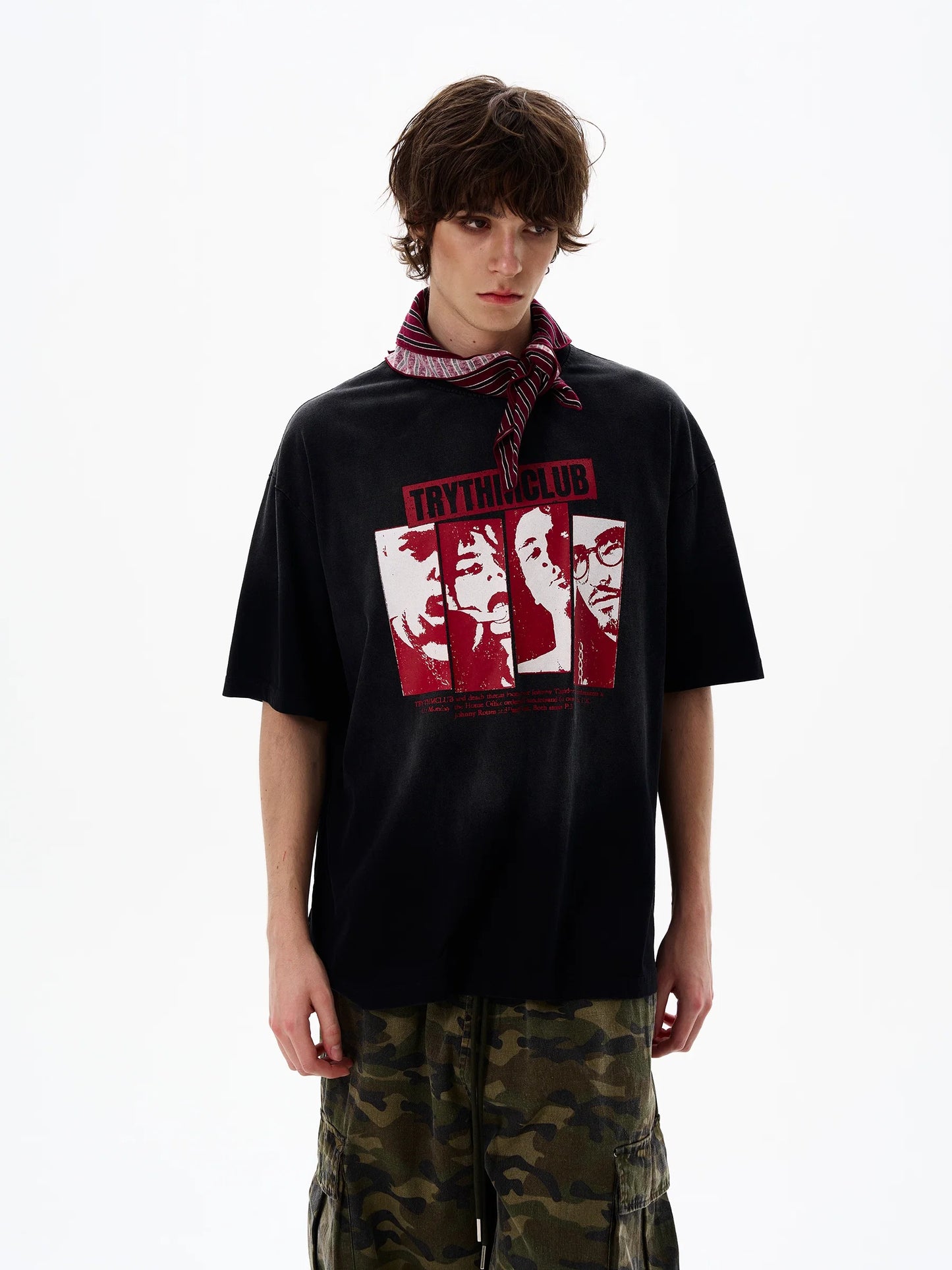 Graphic Statement Band T-Shirt