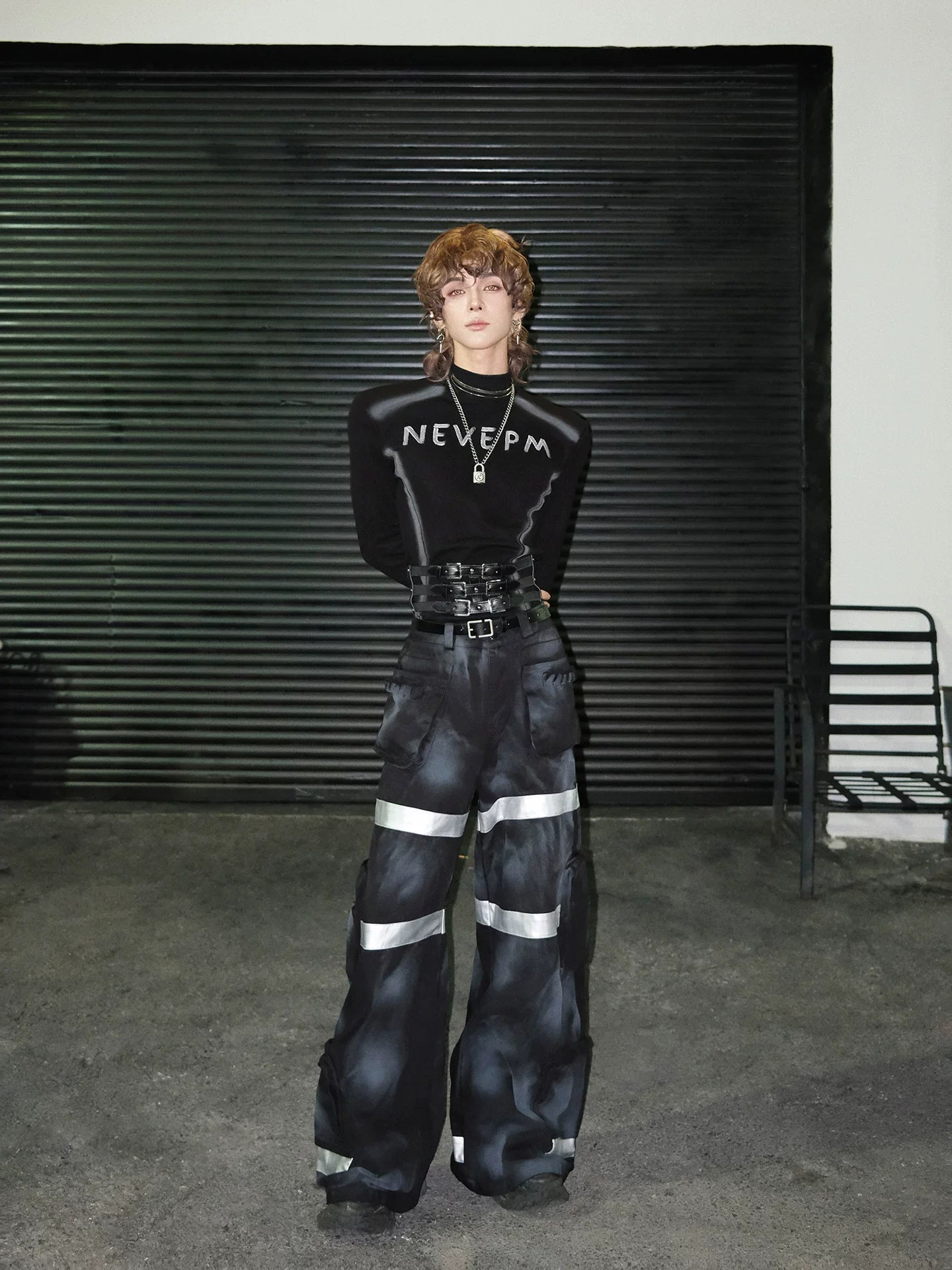Gravemarch Sentinel Harness Cargo Pants - Futuristic Utility Wear