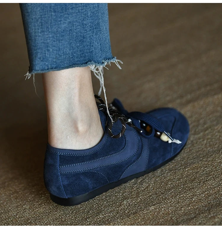 Indigo Bead Nomad Sneaker - Skipkicks