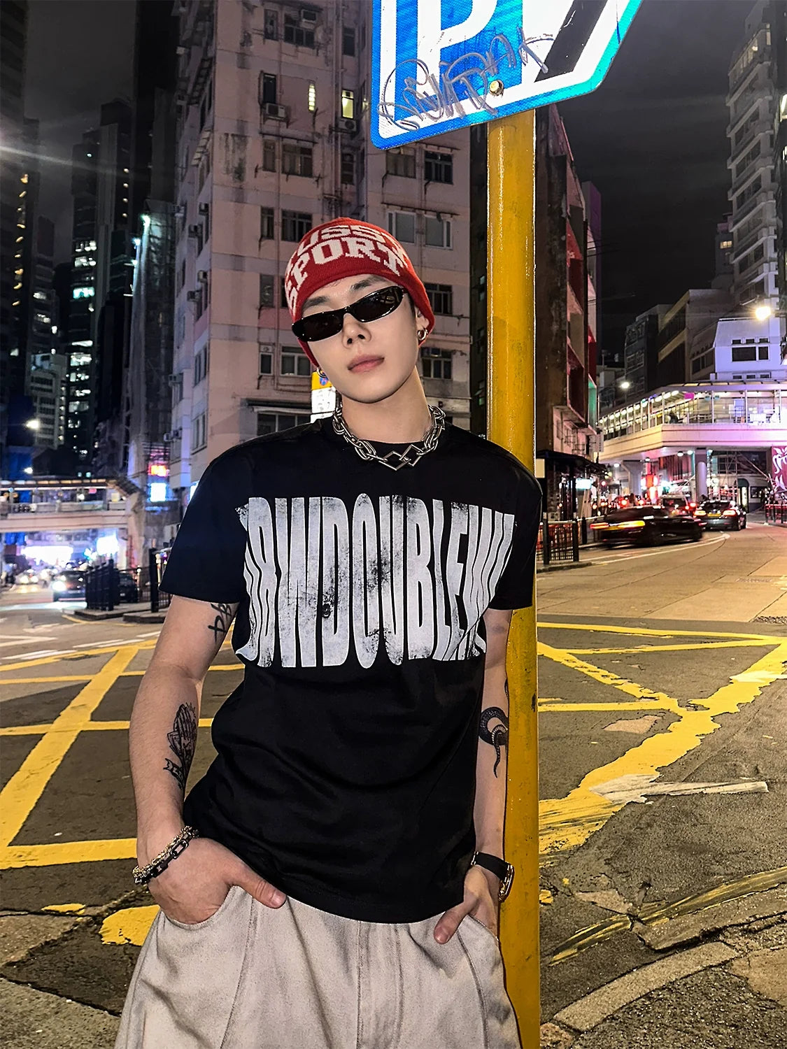 Neon Vault Statement Logo Tee