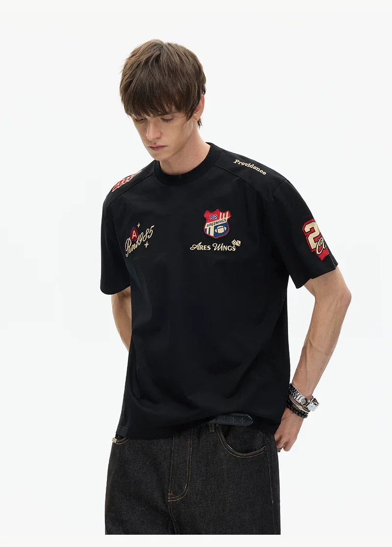 Ares Wings Racing Crest Tee