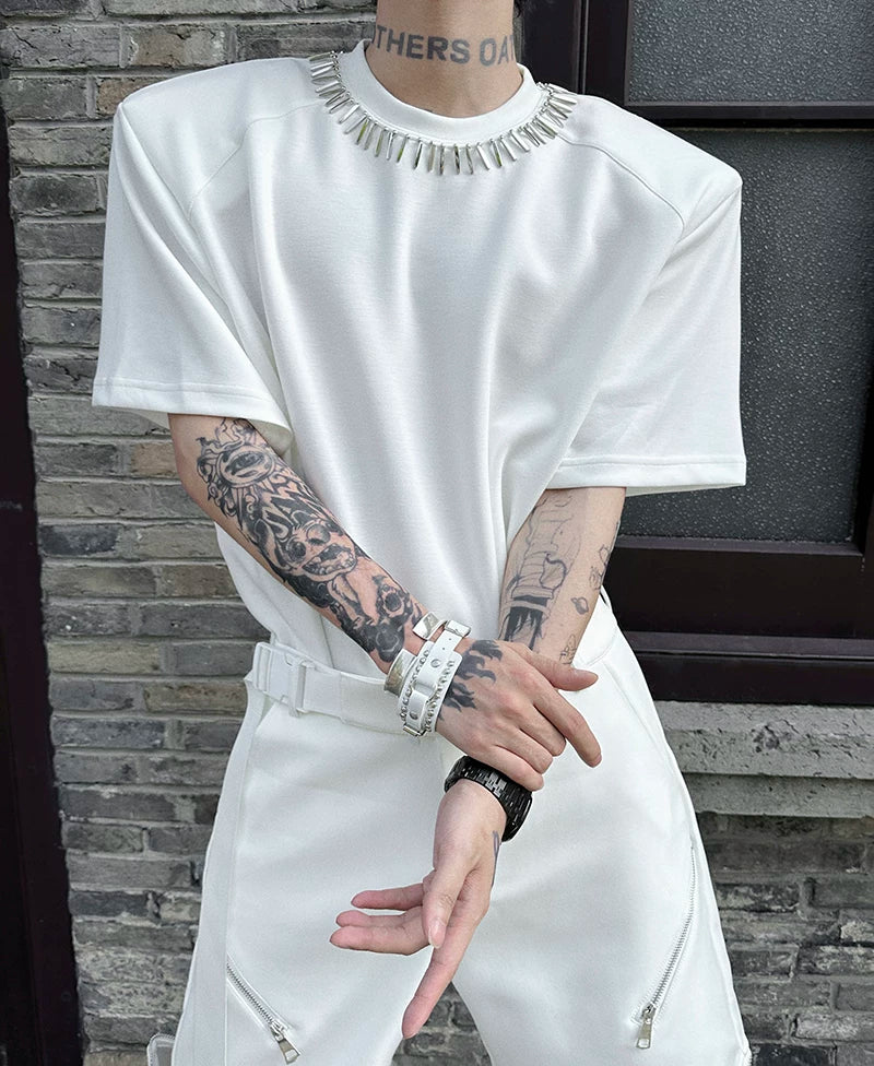 Midnight Halo Spikering Tee