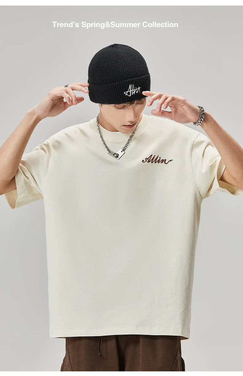 Heritage Script Graphic Oversized Tee