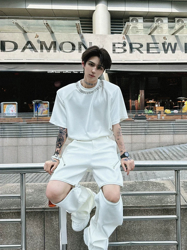 Midnight Halo Spikering Tee