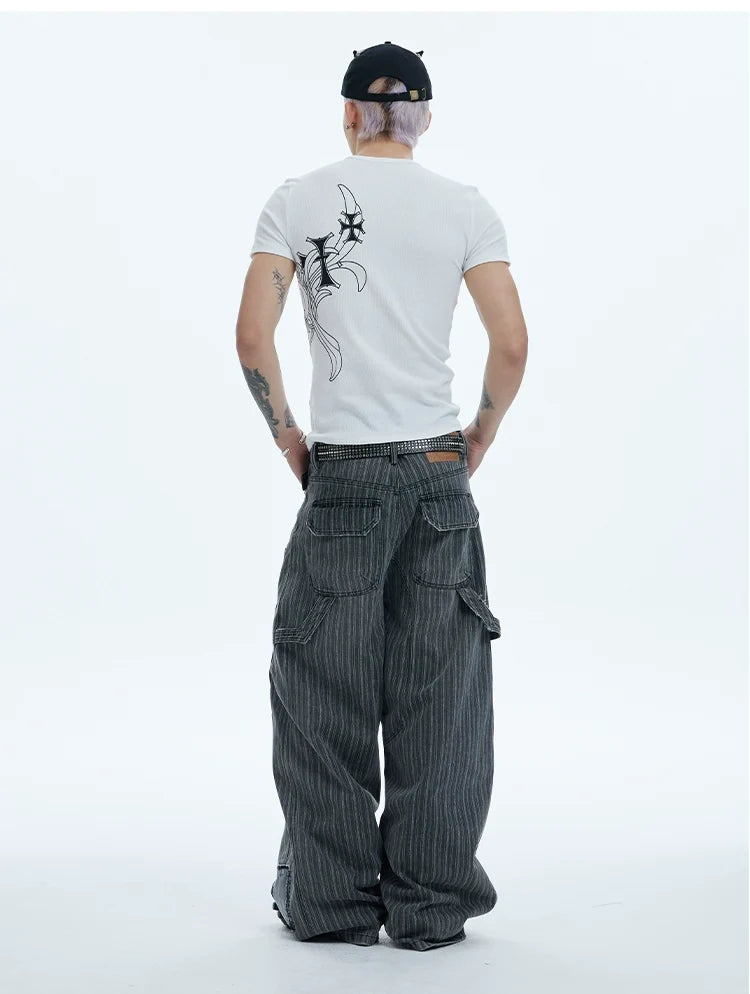 Tattoo Graphic Fitted T-Shirt