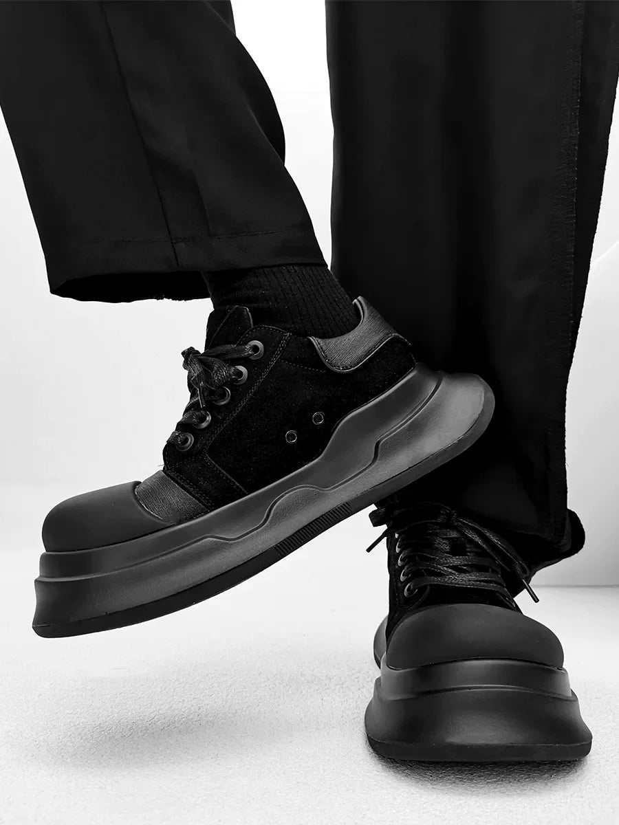 Obsidian Pulse Platform Sneakers