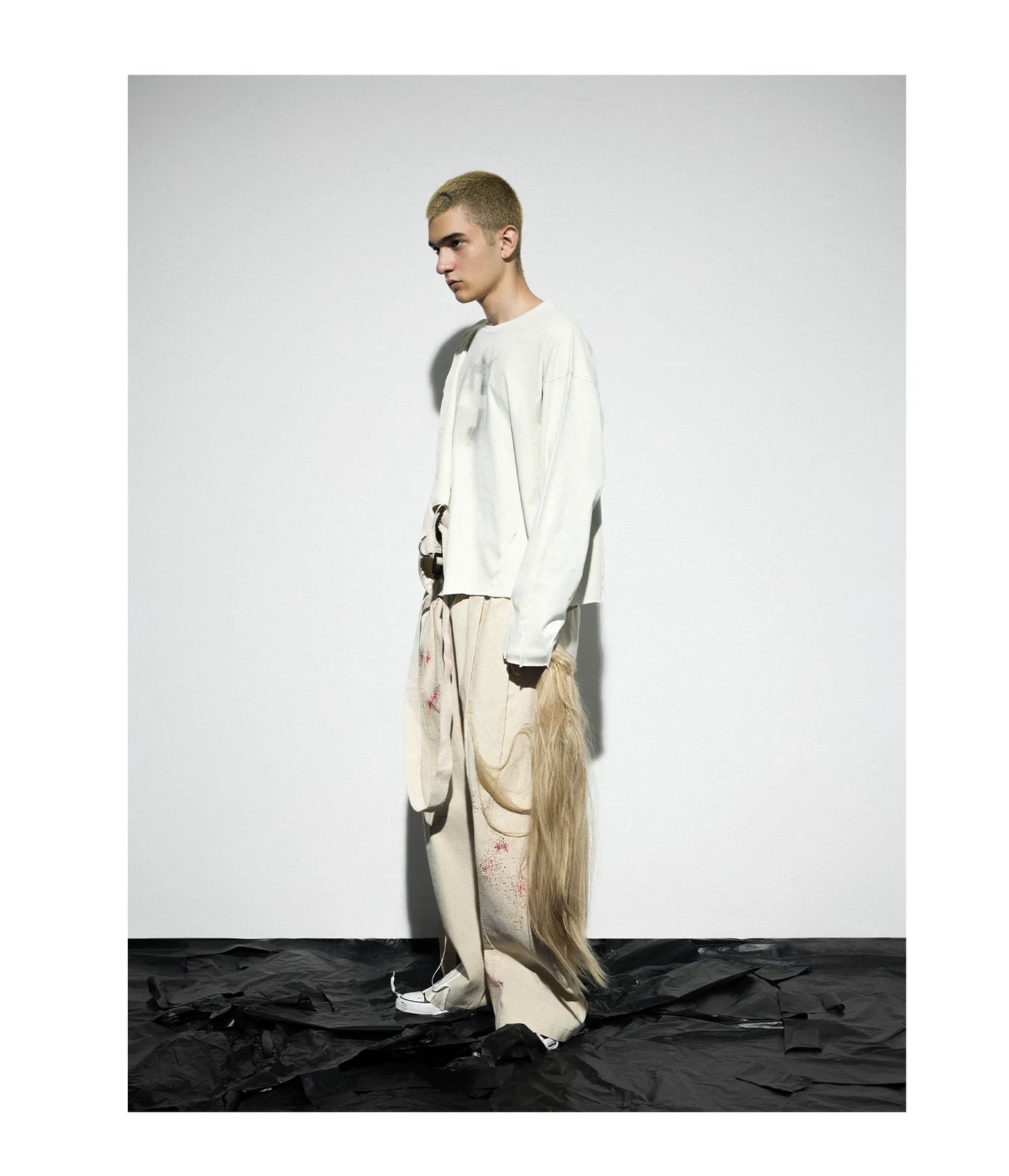 Cross Redemption Pinched Pleat Long Sleeve Tee