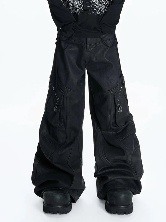 Gravemarch Cargo Balloon Pants: Dystopian Streetwear Redefined