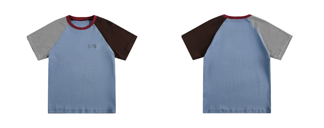 Tri-Block Raglan Tee