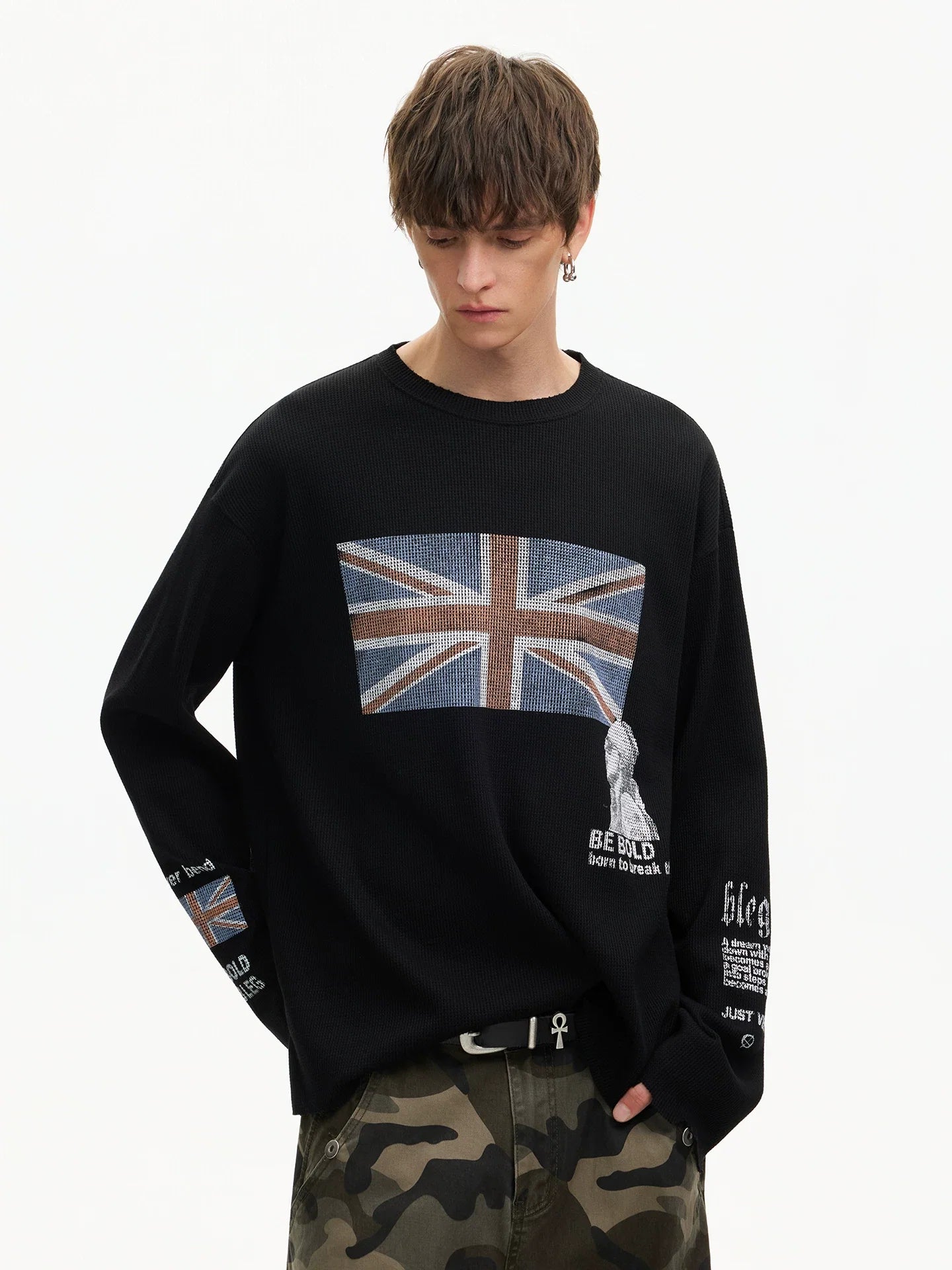 Union Wave Waffle Long-Sleeve Tee